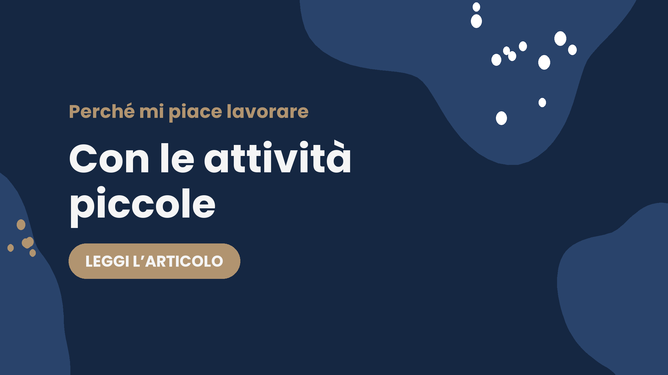 Articolo: perché mi piace lavorare con le attività piccole in Abruzzo